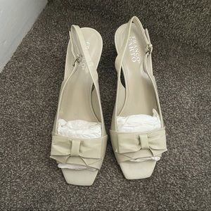Franco Sarto Beige Dress Sandals